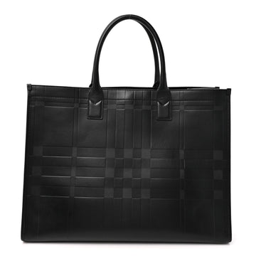 Burberry Calfskin Denny Check Embossed