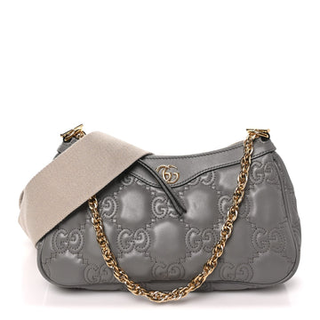 Gucci Calfskin Gg Matelasse Chain
