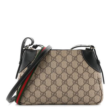 Gucci Gg Supreme Textured Calfskin Small