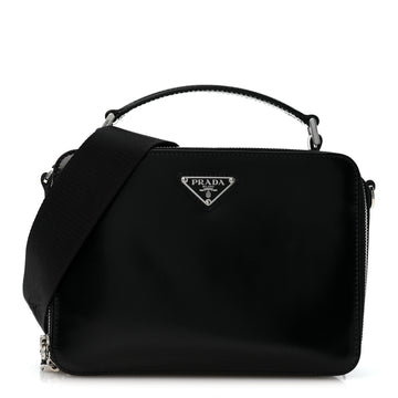 Prada Spazzolato Medium Brique Crossbody