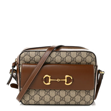 Gucci Gg Supreme Small Horsebit Shoulder