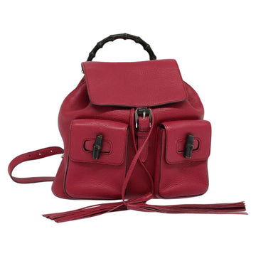 Gucci Bamboo Backpack Leather Outlet