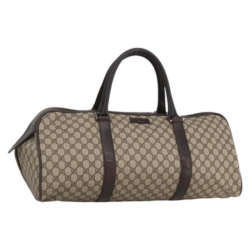 Gucci Gg Supreme Boston Bag Pvc Brown