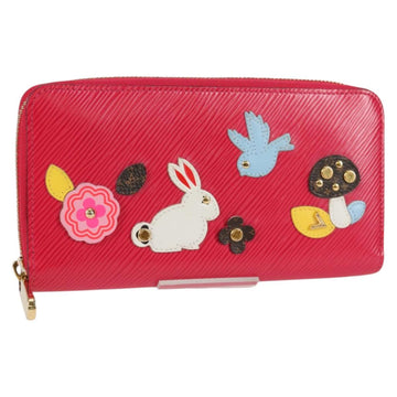 Louis Vuitton Epi Zippy Wallet Long Pink