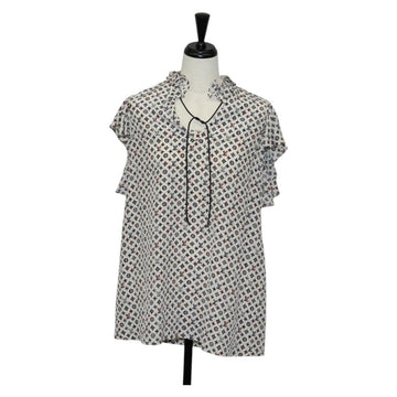 Louis Vuitton Blouse Shirt Silk White Lv