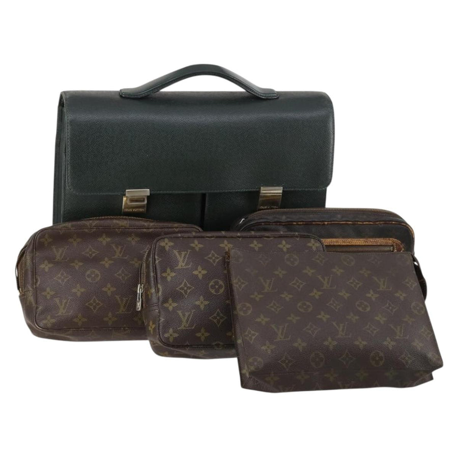 Louis Vuitton Taiga Bag 5Set Green Lv