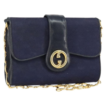 Gucci Gg Canvas Horsebit Chain Shoulder