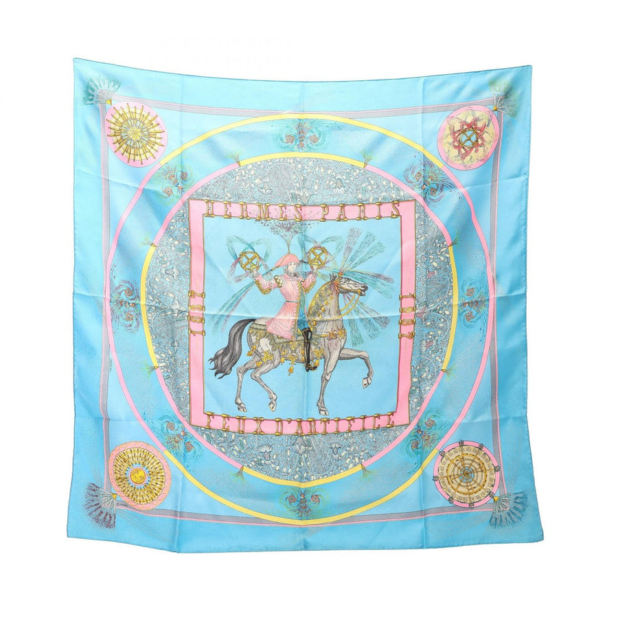 Hermes Carre 90 Feux D’Artifice Scarf