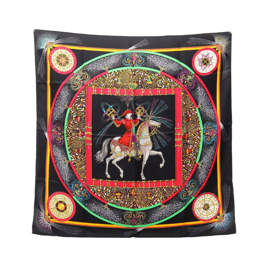 Hermes Carre 90 Feux D’Artifice Scarf