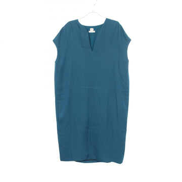 Hermes Sleeveless Dress Silk Rayon Green