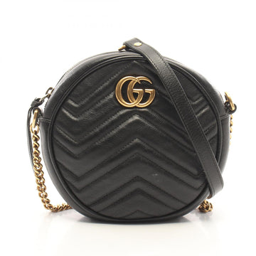 Gucci Gg Marmont Round Mini Chain