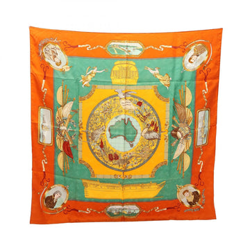 Hermes Carre 90 Le Geographe Scarf Stole