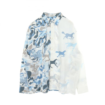 Hermes Puzzle Vegetal Long Sleeve Shirt