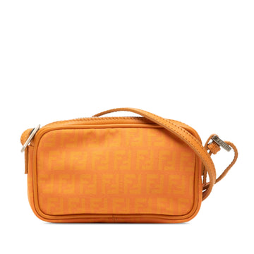 Fendi Mini Zucchino Canvas Zip Crossbody