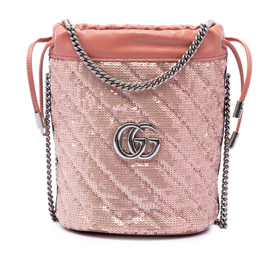 Gucci Small Gg Marmont Sequined Diagonal
