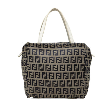 Fendi Mini Zucchino Canvas Handbag Pre-