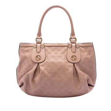 Gucci Ssima Scarlett Tote Pre-Loved Nude