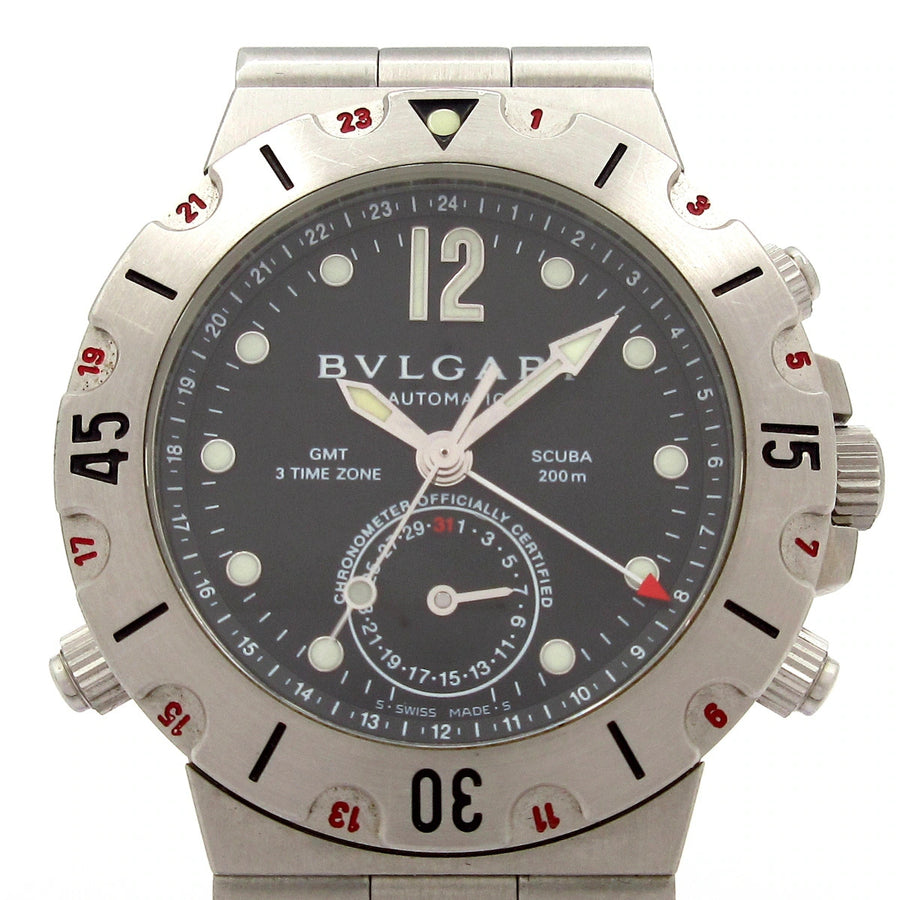 Bvlgari Diagono Scuba Gmt Sd38Sgmt