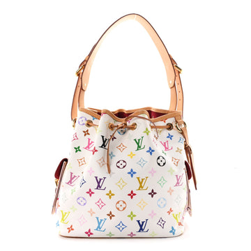 Louis Vuitton Multicolor Petit Noe White
