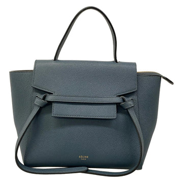 Celine Belt Bag Nano Dark Green Grained
