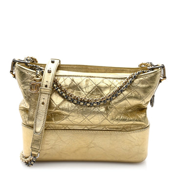 Chanel Metallic Aged Calfskin Quilted