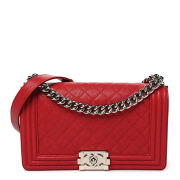 Chanel Caviar Quilted Medium Boy Flap