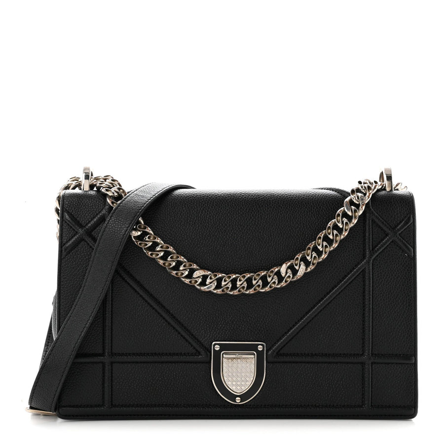 Christian Dior Grained Calfskin Medium