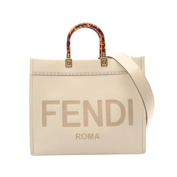 Fendi Sunshine Shopper Tote Leather