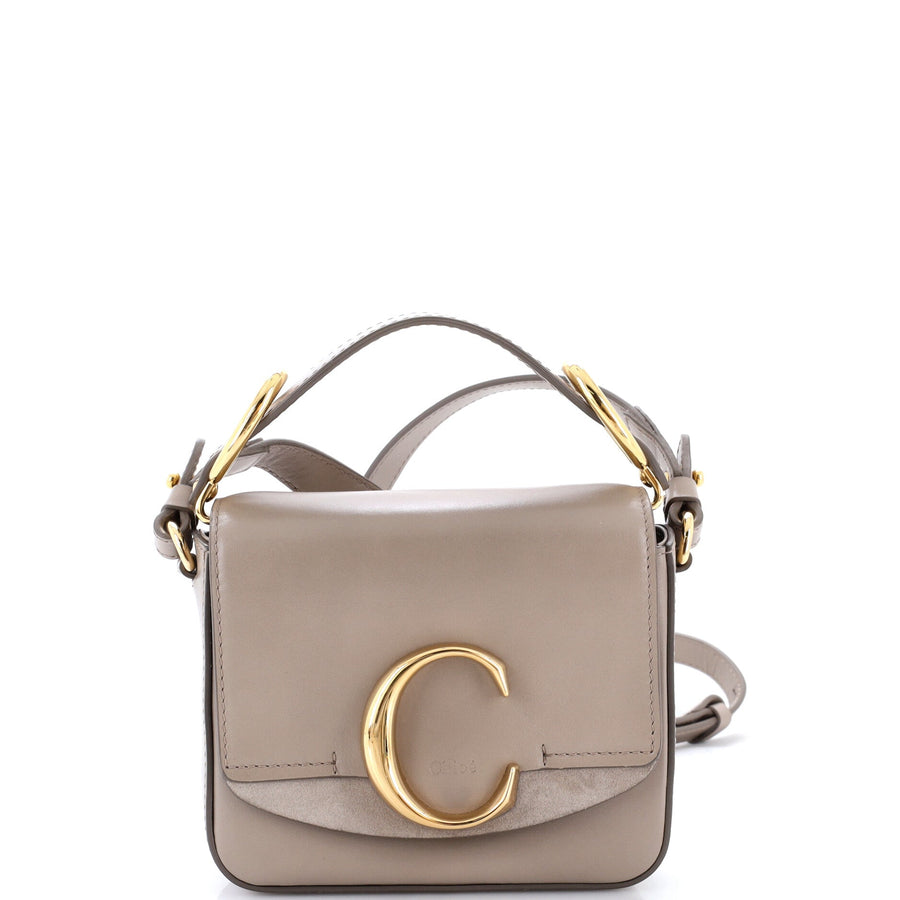 Chloe C Flap Bag Leather Mini