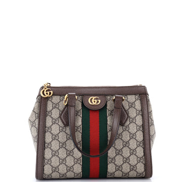 Gucci Ophidia Top Handle Tote Gg Coated