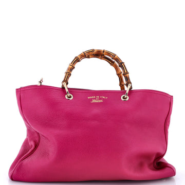 Gucci Bamboo Shopper Tote Leather Large