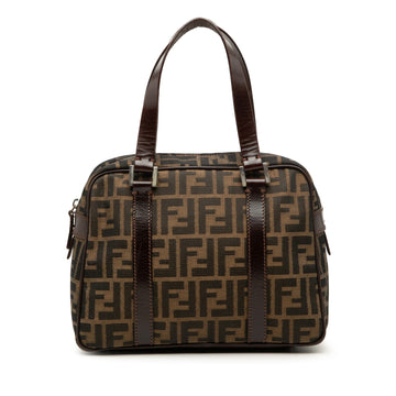 Fendi Zucca Canvas Handbag Pre-Loved Bag