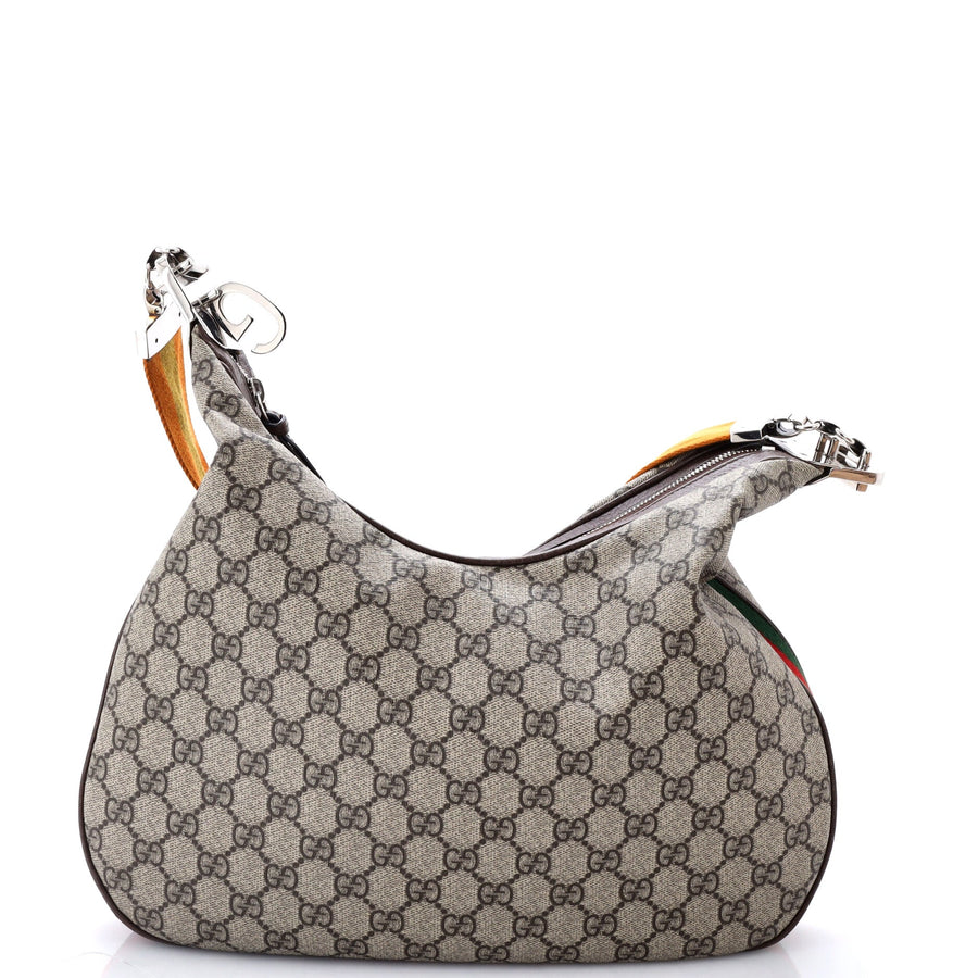 Gucci Attache Shoulder Bag Gg Coated