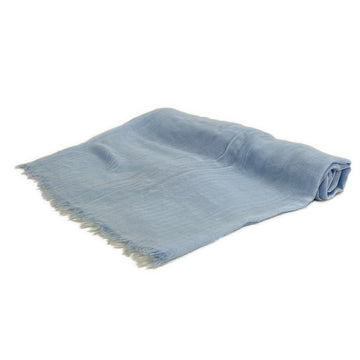 Hermes Light Blue Cotton Scarf