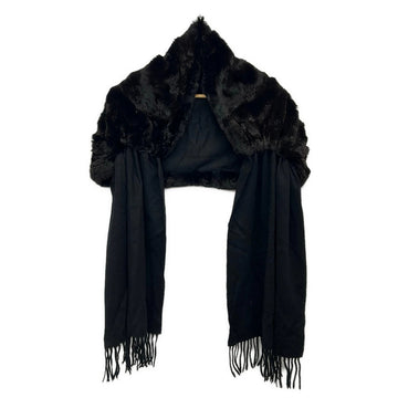 Fendi Black Cashmere Scarf
