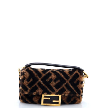 Fendi Baguette Nm Bag Zucca Shearling