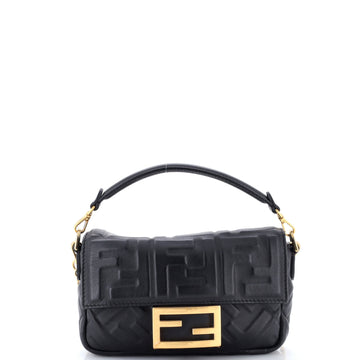 Fendi Baguette Nm Bag Zucca Embossed