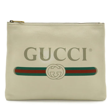 Gucci Logo Portfolio Pouch Printed