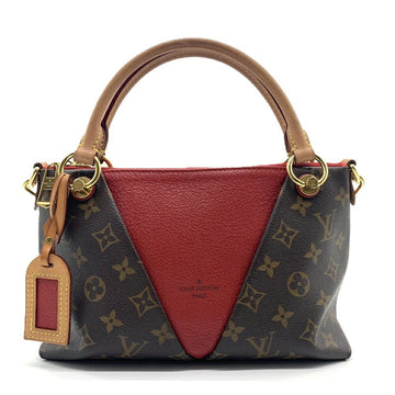 Louis Vuitton V Tote Canvas And Leather