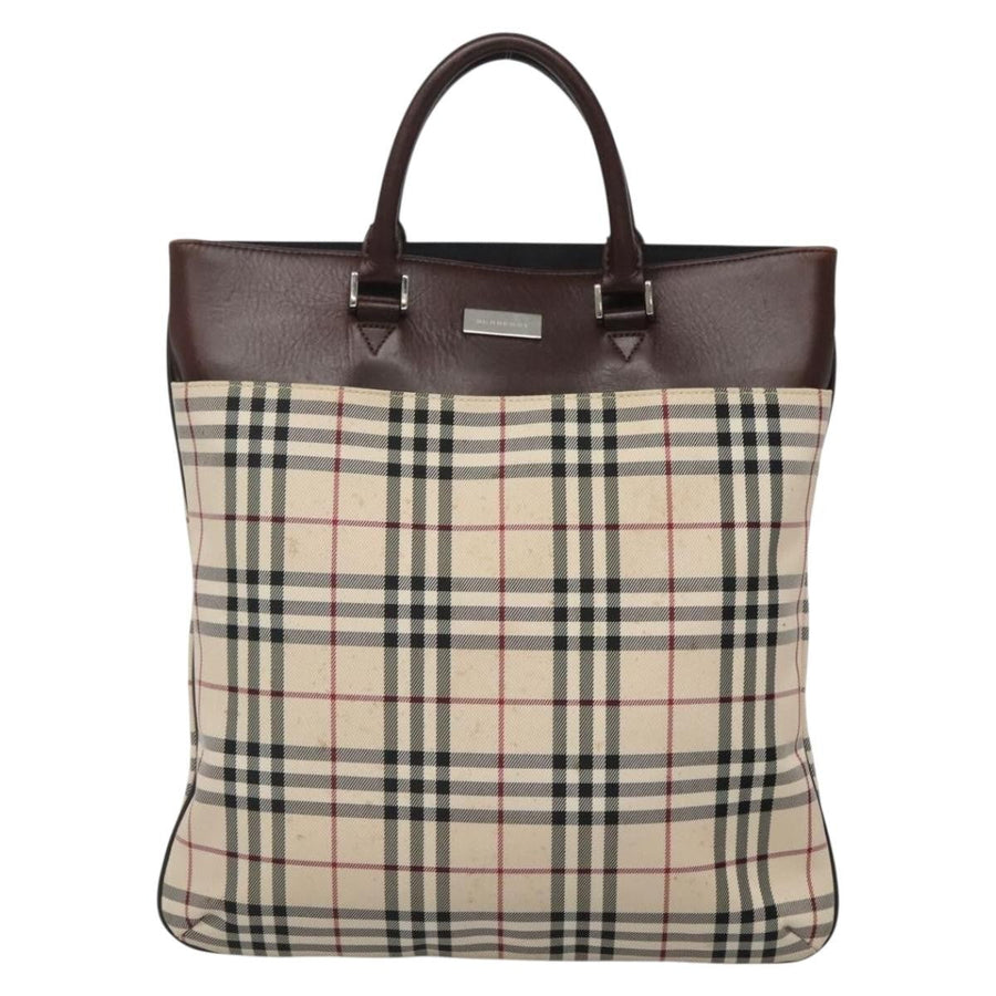 Burberry Golderton Tote Haymarket Coated