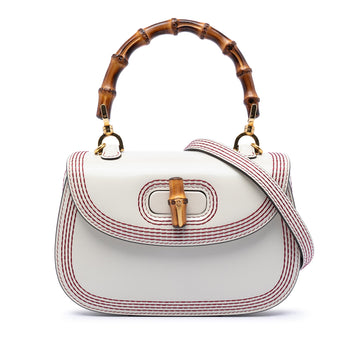Gucci Bamboo Top Handle Bag Leather