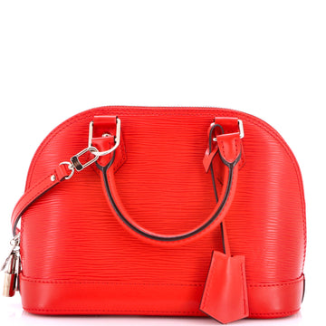 Louis Vuitton Alma Handbag Epi Leather