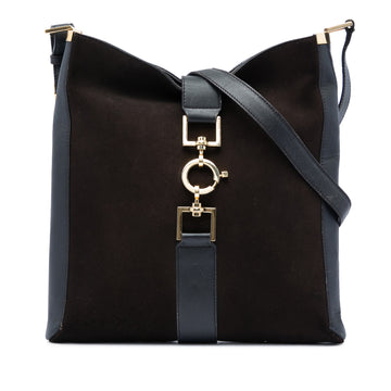 Gucci Suede Jackie Shoulder Bag Pre-