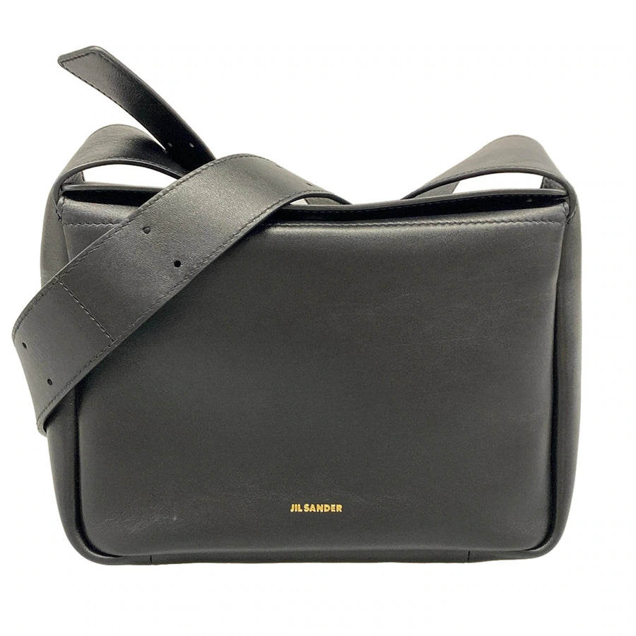 Jil Sander Black Leather Shoulder Bag