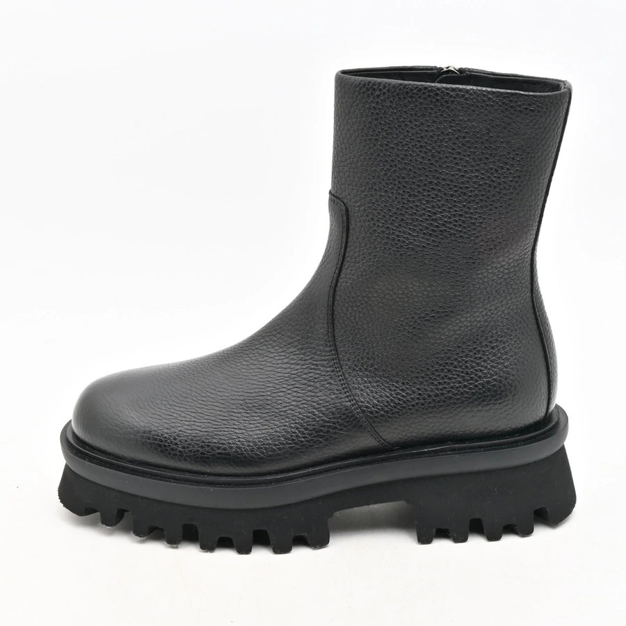 Salvatore Ferragamo Black Leather