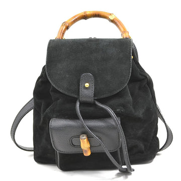 Gucci Bamboo Backpack Black