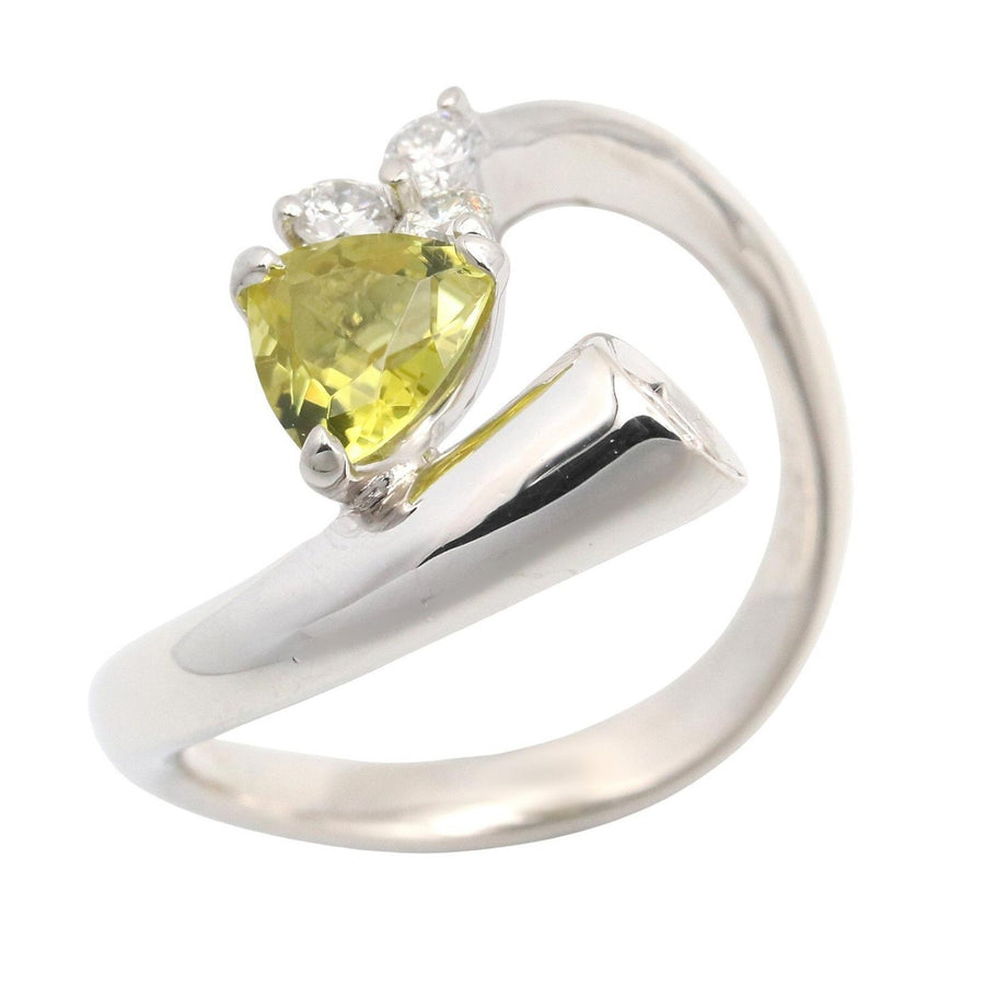 Jewelry Canary Tourmaline Diamond Ring