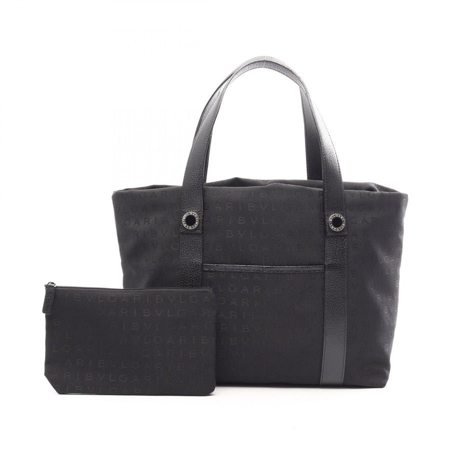 Bvlgari Logo Mania Hand Tote Bag Canvas
