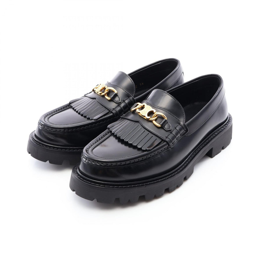 Celine Margaret Triomphe Fringe Loafers