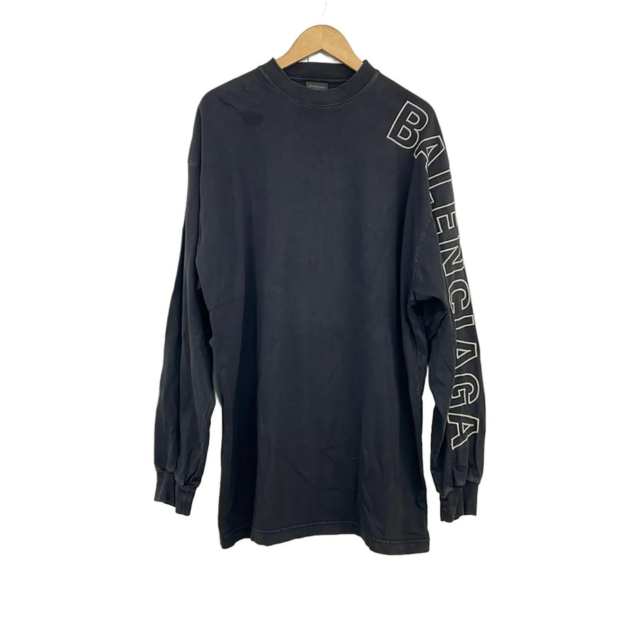 Balenciaga Black Cream Women's T-Shirt